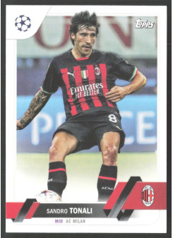 Sandro Tonali, Kartička, 2022-23 Topps UEFA Club Competitions, BASE
