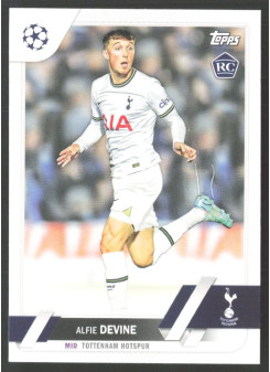 Alfie Devine, Kartička, 2022-23 Topps UEFA Club Competitions, BASE