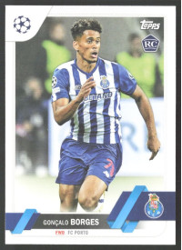Gonçalo Borges, Kartička, 2022-23 Topps UEFA Club Competitions, BASE