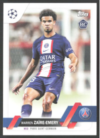 Warren Zaïre-Emery, Kartička, 2022-23 Topps UEFA Club Competitions, BASE