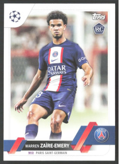 Warren Zaïre-Emery, Kartička, 2022-23 Topps UEFA Club Competitions, BASE