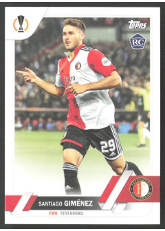 Santiago Giménez, Kartička, 2022-23 Topps UEFA Club Competitions, BASE