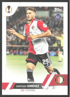 Santiago Giménez, Kartička, 2022-23 Topps UEFA Club Competitions, BASE