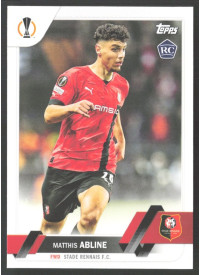 Matthis Abline, Kartička, 2022-23 Topps UEFA Club Competitions, BASE