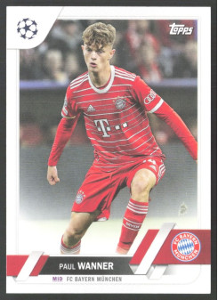Paul Wanner, Kartička, 2022-23 Topps UEFA Club Competitions, BASE