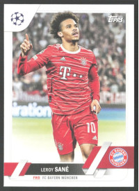 Leroy Sané, Kartička, 2022-23 Topps UEFA Club Competitions, BASE