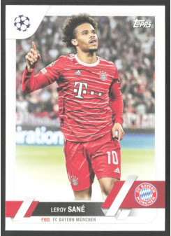 Leroy Sané, Kartička, 2022-23 Topps UEFA Club Competitions, BASE