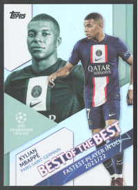 Kylian Mbappé, Kartička, 2022-23 Topps UEFA Club Competitions, INSERT