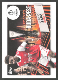 Bukayo Saka, Kartička, 2022-23 Topps UEFA Club Competitions, INSERT