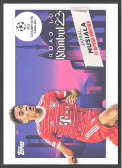 Jamal Musiala, Kartička, 2022-23 Topps UEFA Club Competitions, INSERT