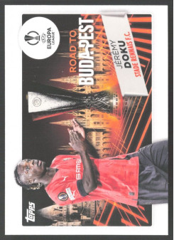 Jérémy Doku, Kartička, 2022-23 Topps UEFA Club Competitions, INSERT