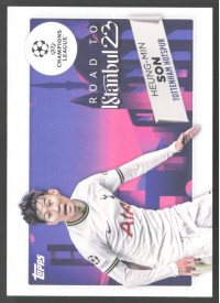Heung-min Son, Kartička, 2022-23 Topps UEFA Club Competitions, INSERT