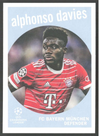 Alphonso Davies, Kartička, 2022-23 Topps UEFA Club Competitions, INSERT