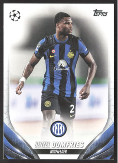 Denzel Dumfries, Kartička, Topps UEFA Club Competitions 2023-24, BASE