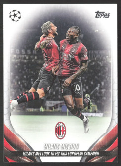 Milan's Mission, Kartička, Topps UEFA Club Competitions 2023-24, BASE