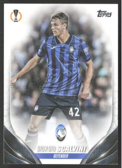 Giorgio Scalvini, Kartička, Topps UEFA Club Competitions 2023-24, BASE