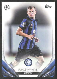 Nicolò Barella, Kartička, Topps UEFA Club Competitions 2023-24, BASE