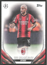 Theo Hernández, Kartička, Topps UEFA Club Competitions 2023-24, BASE