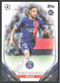 Bradley Barcola, Kartička, Topps UEFA Club Competitions 2023-24, BASE