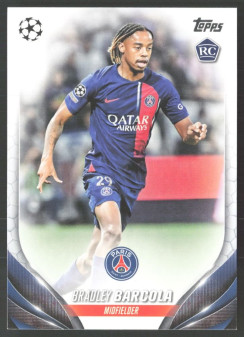 Bradley Barcola, Kartička, Topps UEFA Club Competitions 2023-24, BASE