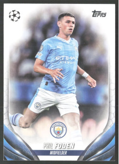 Phil Foden, Kartička, Topps UEFA Club Competitions 2023-24, BASE