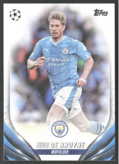 Kevin De Bruyne, Kartička, Topps UEFA Club Competitions 2023-24, BASE