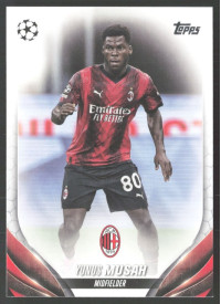 Yunus Musah, Kartička, Topps UEFA Club Competitions 2023-24, BASE