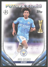 Rico Lewis, Kartička, Topps UEFA Club Competitions 2023-24, BASE