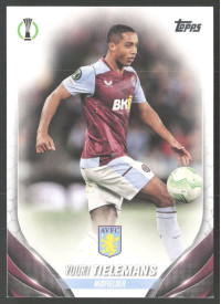 Youri Tielemans, Kartička, Topps UEFA Club Competitions 2023-24, BASE