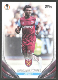 Mohammed Kudus, Kartička, Topps UEFA Club Competitions 2023-24, BASE