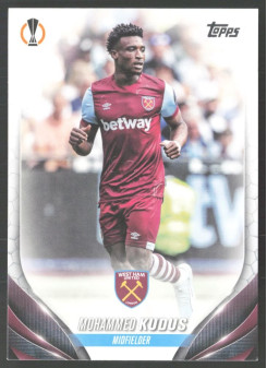Mohammed Kudus, Kartička, Topps UEFA Club Competitions 2023-24, BASE