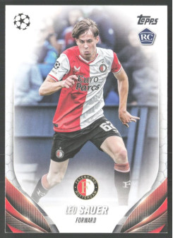 Leo Sauer, Kartička, Topps UEFA Club Competitions 2023-24, BASE
