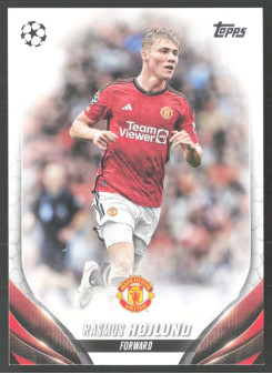 Rasmus Højlund, Kartička, Topps UEFA Club Competitions 2023-24, BASE