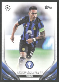 Lautaro Martínez, Kartička, Topps UEFA Club Competitions 2023-24, BASE