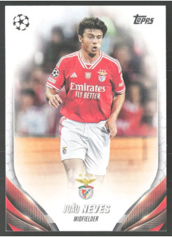 João Neves, Kartička, Topps UEFA Club Competitions 2023-24, BASE