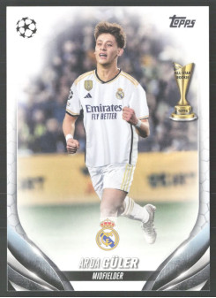 Arda Güler, Kartička, Topps UEFA Club Competitions 2023-24, BASE