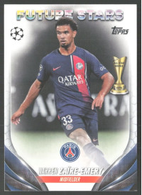 Warren Zaïre-Emery, Kartička, Topps UEFA Club Competitions 2023-24, BASE