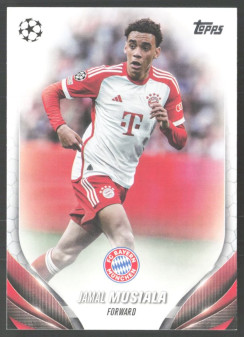 Jamal Musiala, Kartička, Topps UEFA Club Competitions 2023-24, BASE