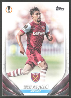 Lucas Paquetá, Kartička, Topps UEFA Club Competitions 2023-24, BASE