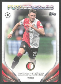 Santiago Giménez, Kartička, Topps UEFA Club Competitions 2023-24, BASE
