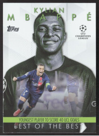 Kylian Mbappé, Kartička, Topps UEFA Club Competitions 2023-24, INSERT