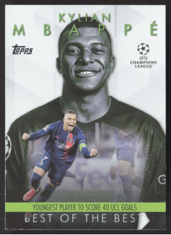 Kylian Mbappé, Kartička, Topps UEFA Club Competitions 2023-24, INSERT