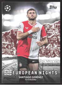 Santiago Giménez, Kartička, Topps UEFA Club Competitions 2023-24, INSERT