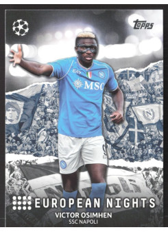Victor Osimhen, Kartička, Topps UEFA Club Competitions 2023-24, INSERT