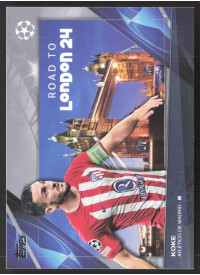 Koke, Kartička, Topps UEFA Club Competitions 2023-24, INSERT