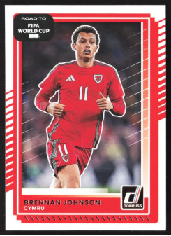 Brennan Johnson, Card, 2026 Panini Donruss Road to FIFA World Cup, BASE
