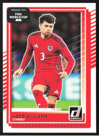 Neco Williams, Card, 2026 Panini Donruss Road to FIFA World Cup, BASE