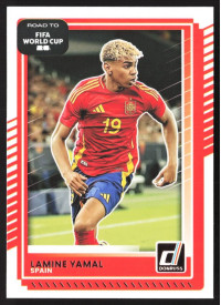 Lamine Yamal, Card, 2026 Panini Donruss Road to FIFA World Cup, BASE