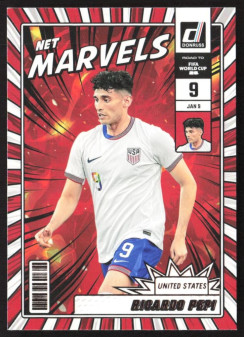 Ricardo Pepi, Card, 2026 Panini Donruss Road to FIFA World Cup, INSERT