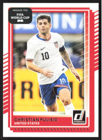 Christian Pulisic, Card, 2026 Panini Donruss Road to FIFA World Cup, BASE